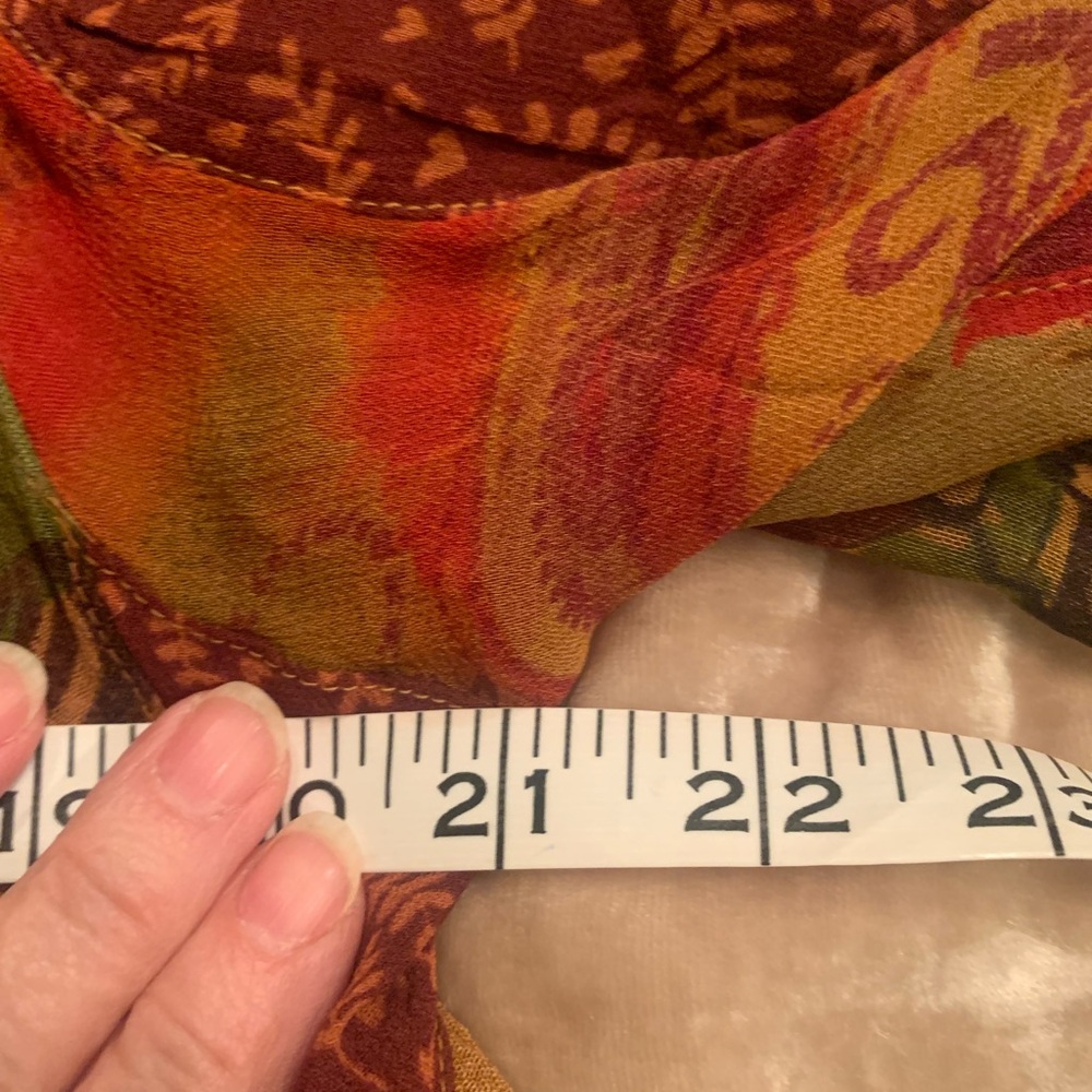 Young Threads Tan Patchwork Open-Front Kimono - Picture 3 of 6